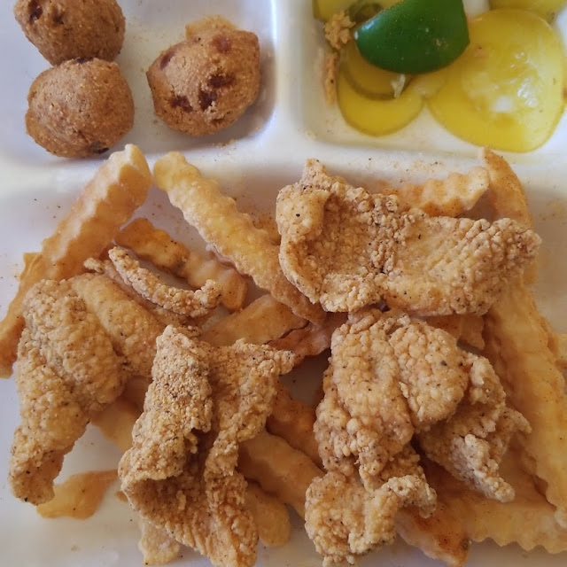 10pcs Filet of Sole French Fries with Hush Puppies