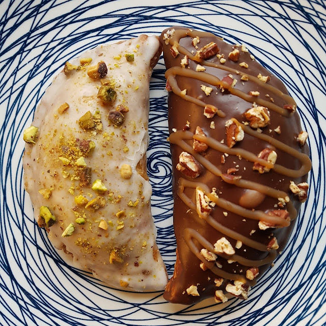 Pistachio Mousse and Turtle Fry Pies
