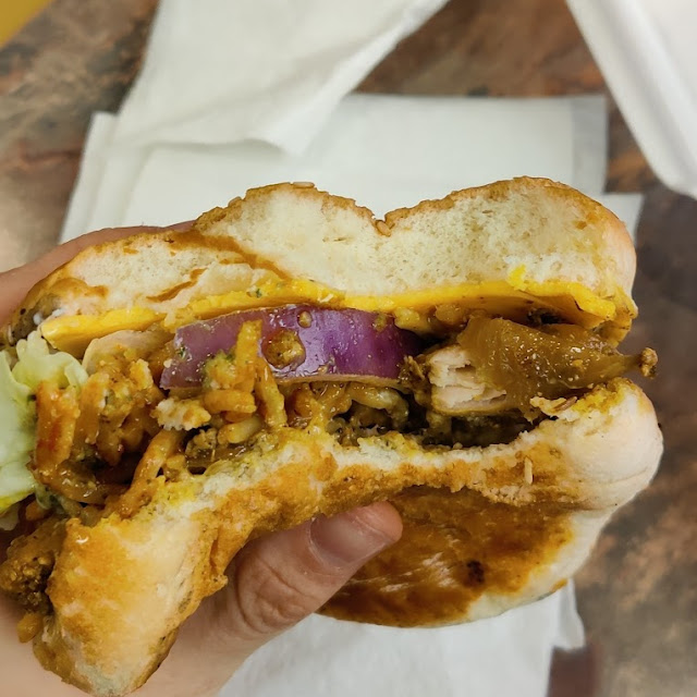 Chicken Noodle Burger