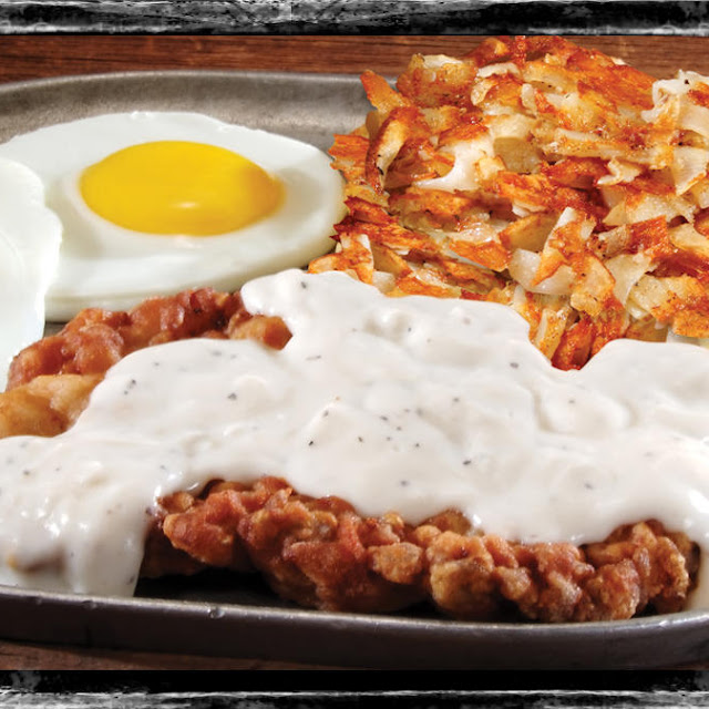 Chicken-Fried Steak and Eggs