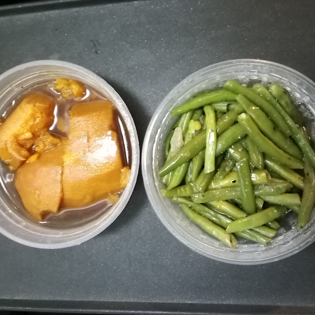 Sweet Potatoes and Green Beans