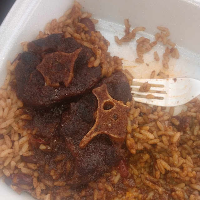 Oxtail with Rice and Peas