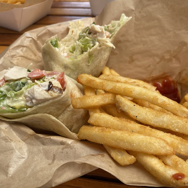 Chicken Caesar Salad Wrap