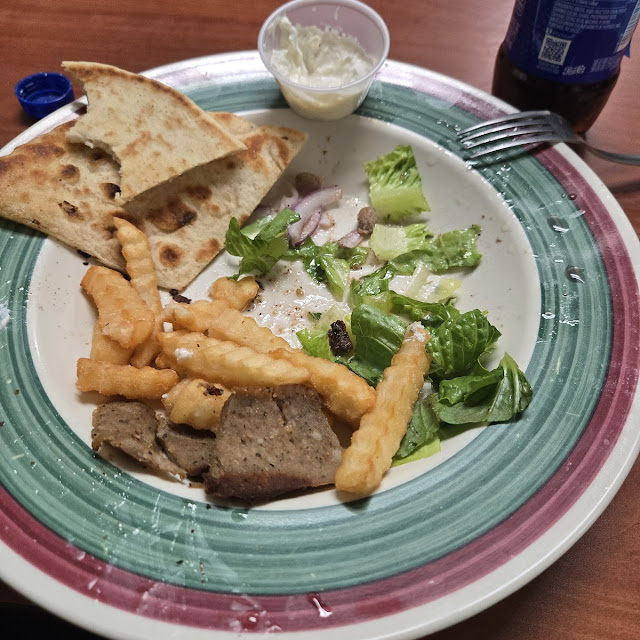 Original Greek Gyro Platter with Fries