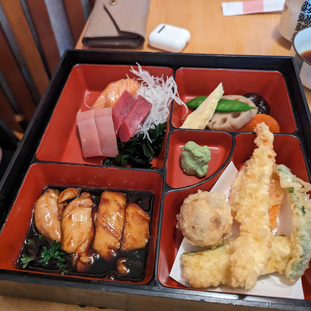 Teriyaki Chicken Tempura Bento