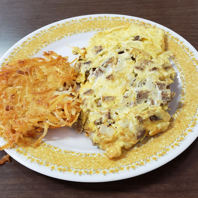 Cheeseburger Omelette