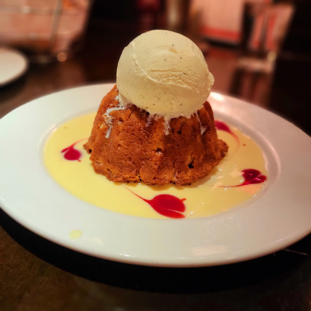 Warm White Chocolate Bread Pudding