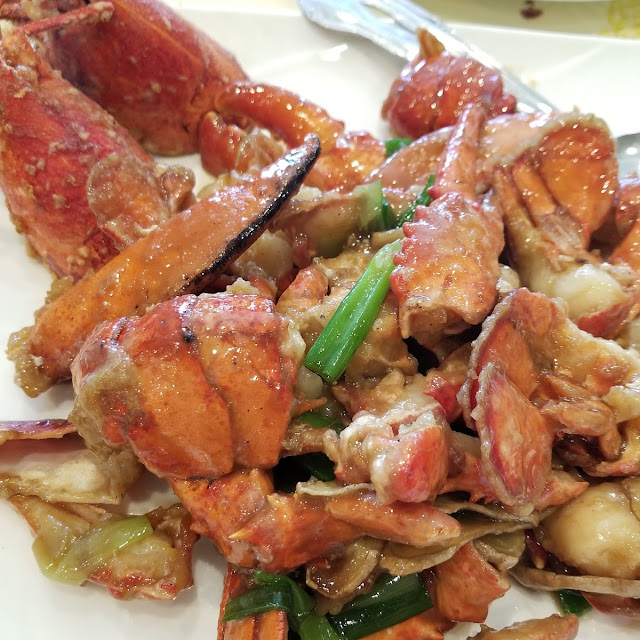 Lobster with Ginger and Scallion