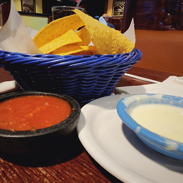 Chips and Salsa and Queso