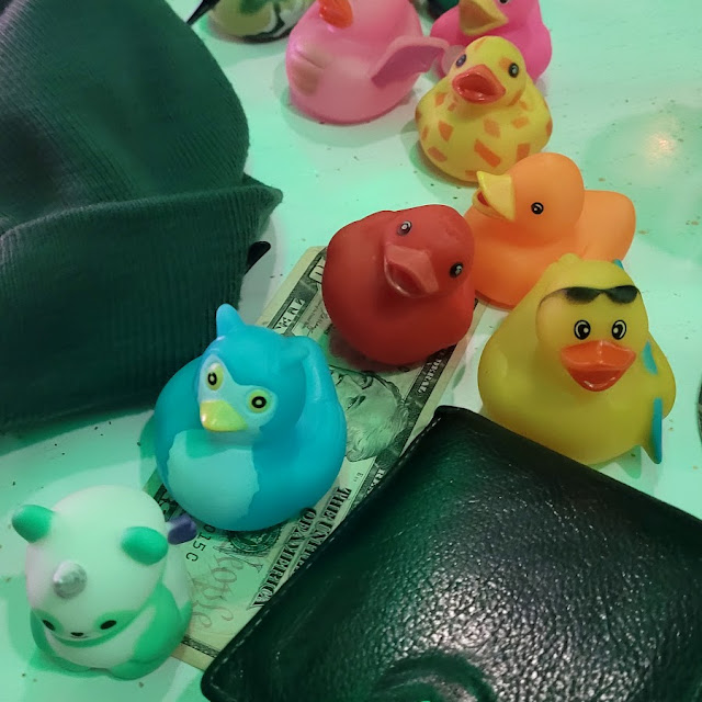 Ducks in Claw Machine