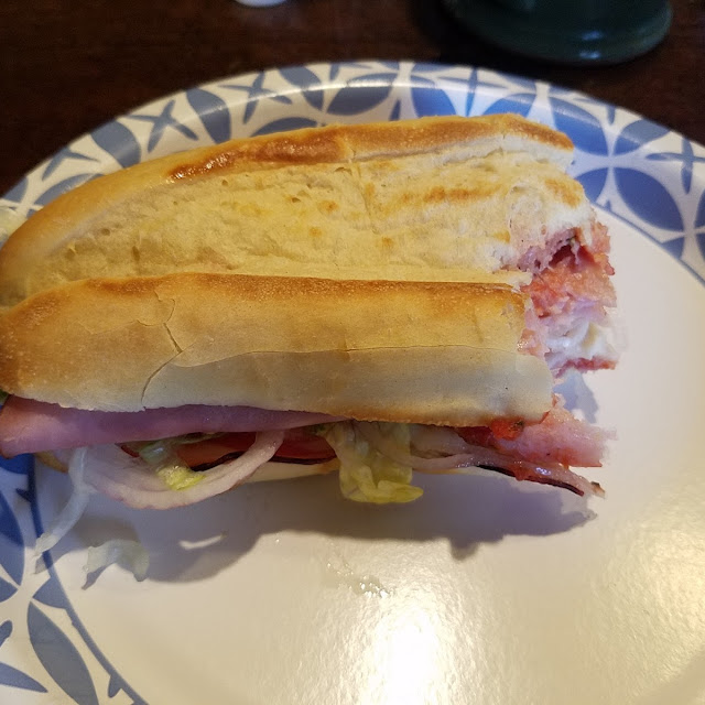 Italian Sub Minus Italian Dressing with Pizza Sauce
