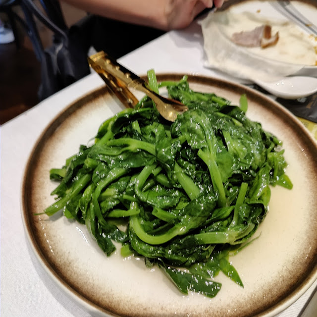 sauteed water spinach w fermented bean curd sauce vegan 腐乳空心菜 素食