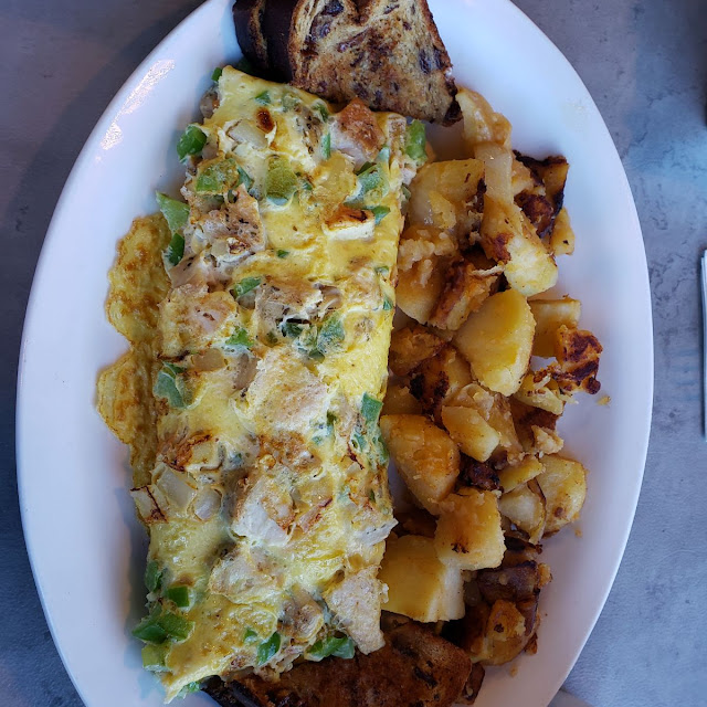 Chicken Quesadilla Omelette