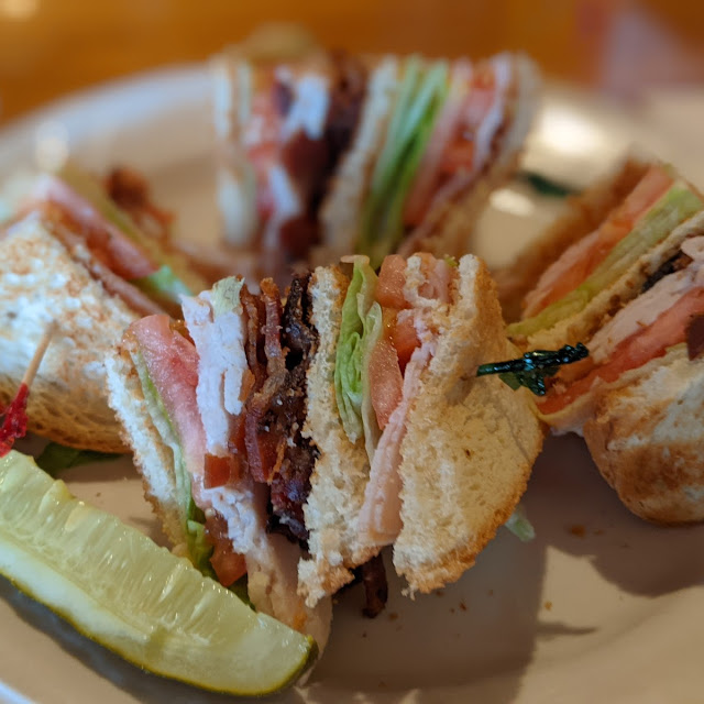 Turkey Bacon Club Sandwich