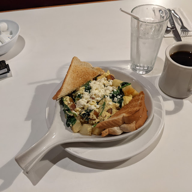Spinach and Feta Skillet