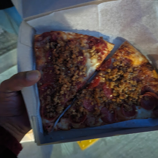 Big Slice Sausage and Pepperoni Pizza