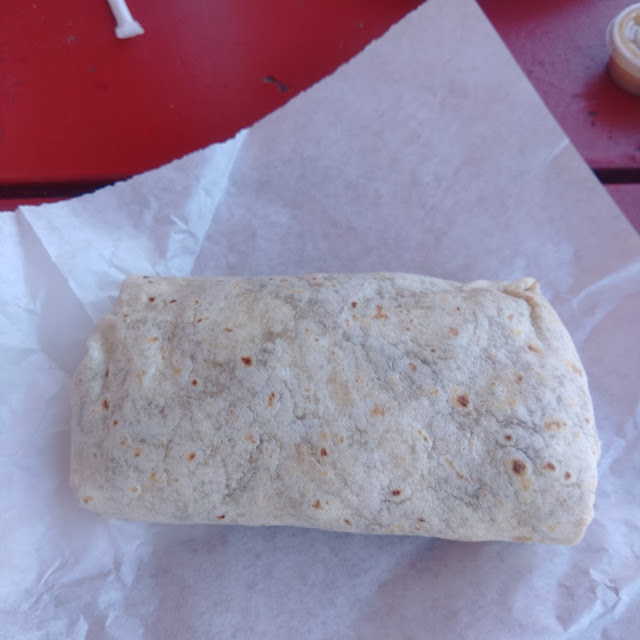 Carne Asada with Beans Burrito