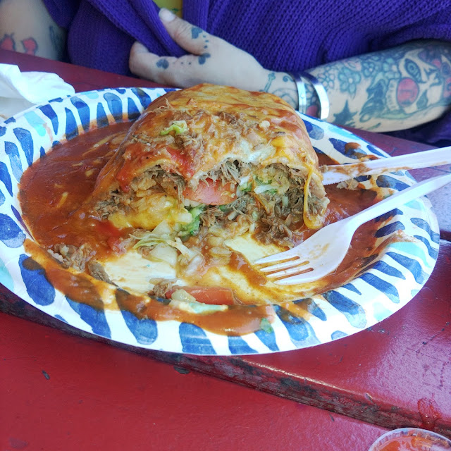 Burrito with Shredded Beef