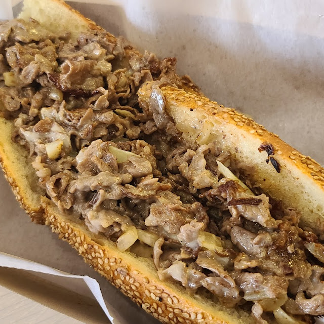 Cheesesteak Cooper Sharp with Onions