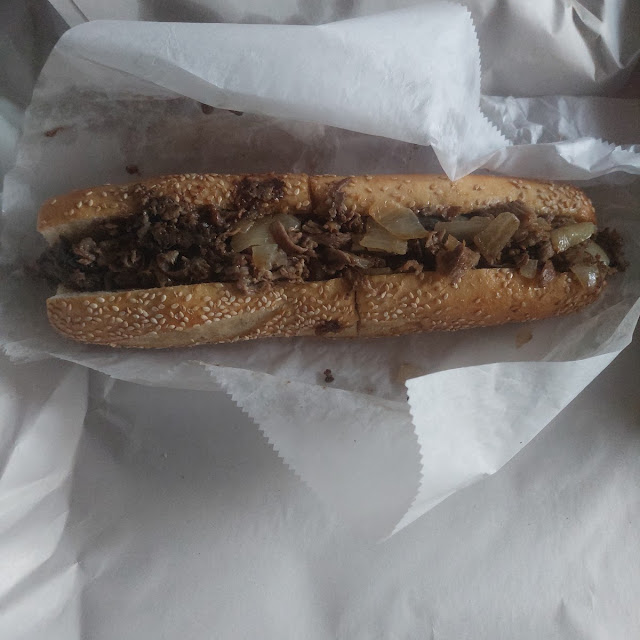 Cheesesteak with Provolone and Fried Onions