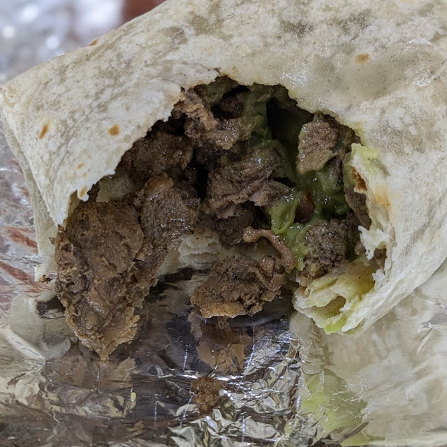 Carne Asada Burrito Plain