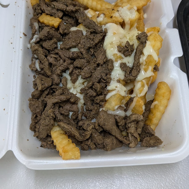Carne Asada Fries w Cheese
