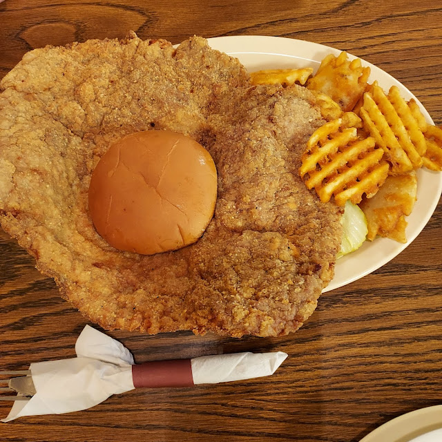 Giant Breaded Tenderloin Sandwich