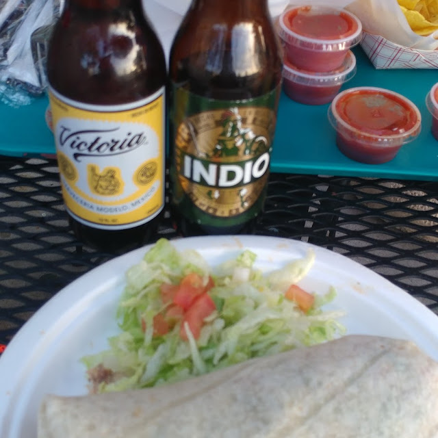 Bean and Cheese Burrito with Chips and Salsa