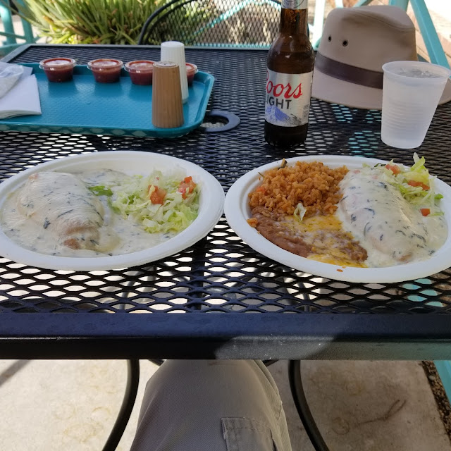 Chili Rellenos with Spinach Queso Sauce
