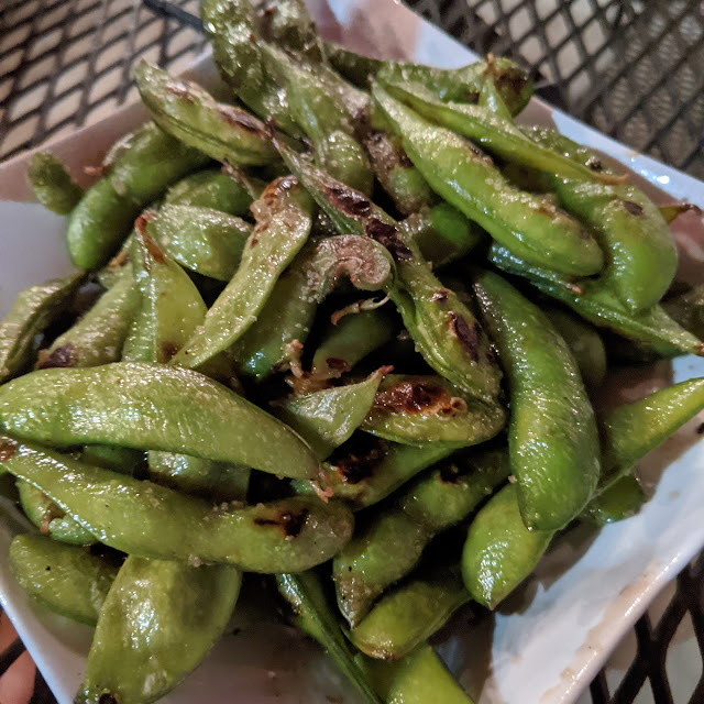 Grilled Edamame