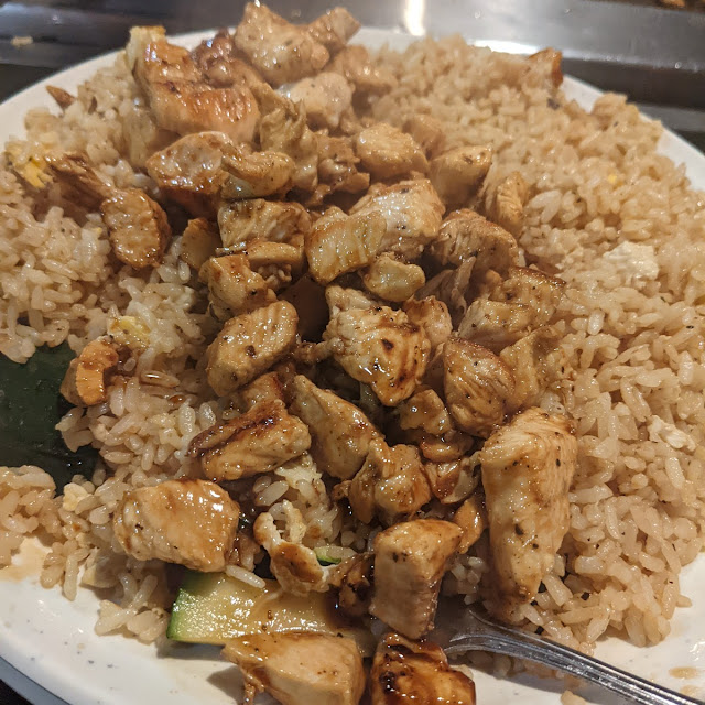 Chicken Zuchinni and Fried Rice