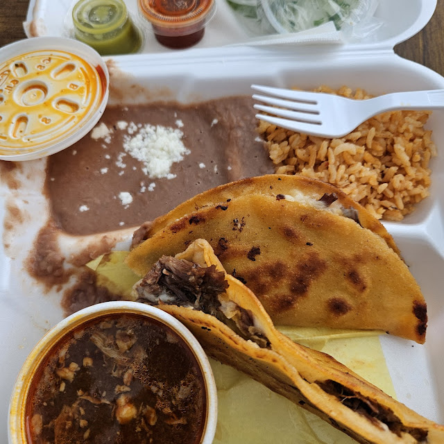 Qesa Birria Taco Plate