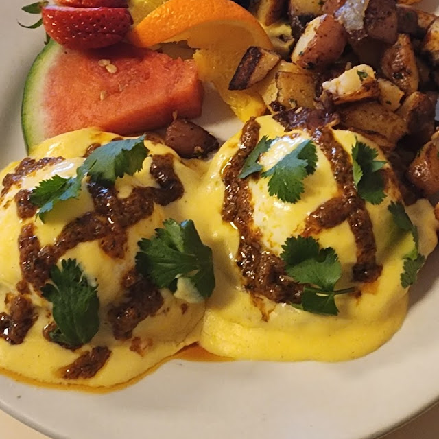 Chorizo Eggs Benedict