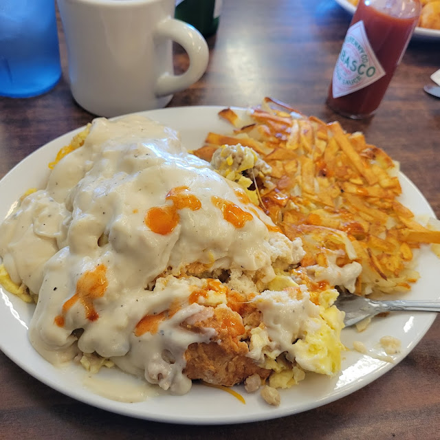Eggs Hash Browns Country Fried Steak