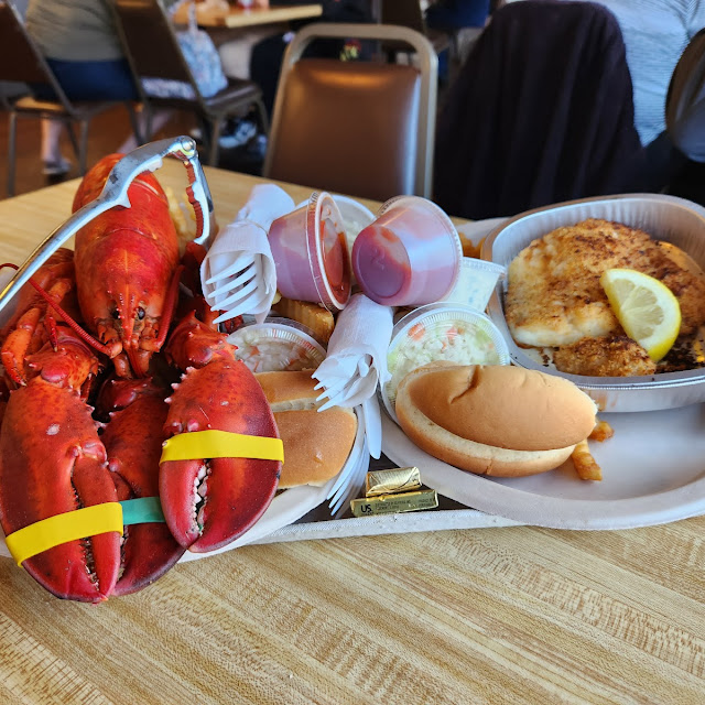 Steamed Maine Lobster