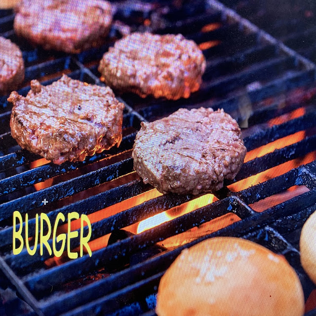 BBQ Burger Fries Can Soda