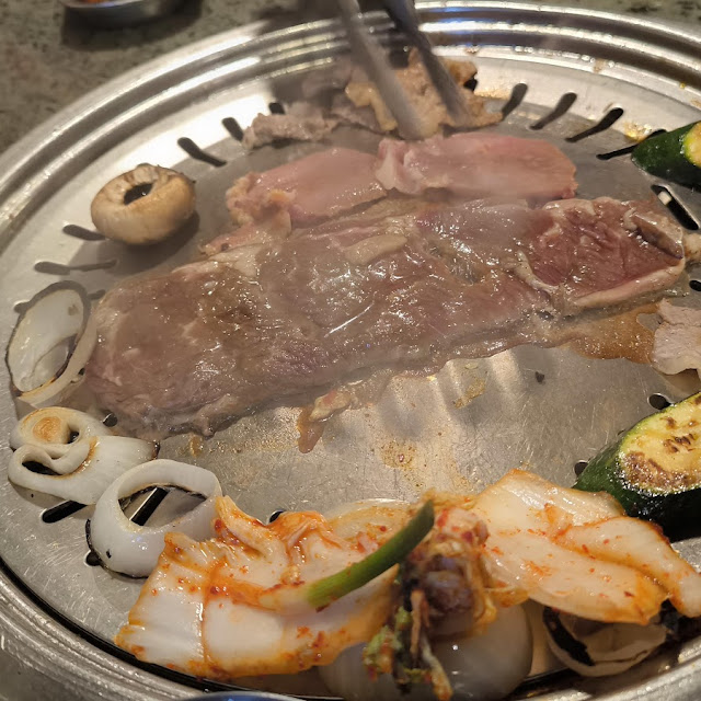 Pork Kalbi Beef Large Intestine