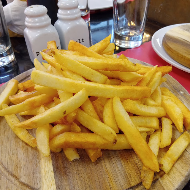 Just Fries with 2 Single Cheese Burgers