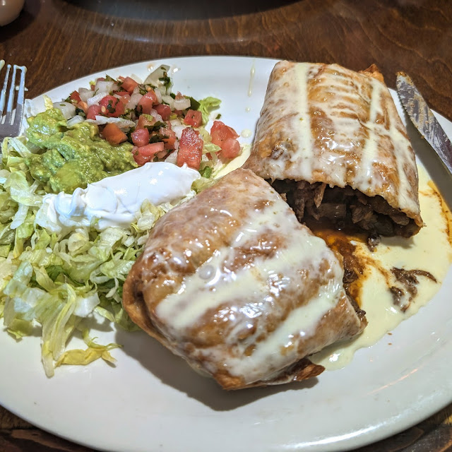 Steak Fajita Chimichanga Lunch