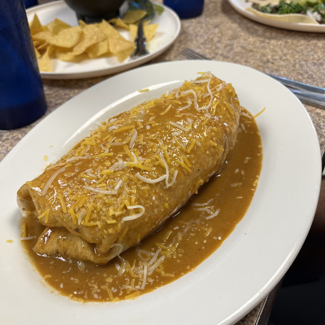 Vegetarian Wet Burrito