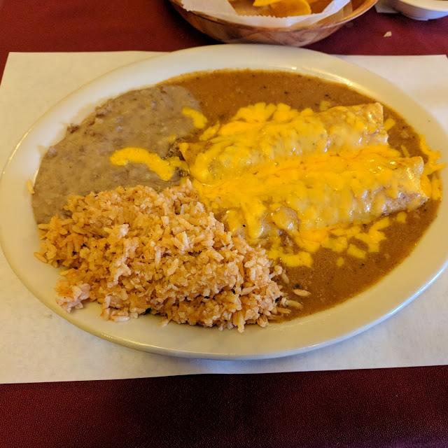 Beef Enchilada Plate