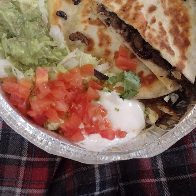 Steak and Mushroom Quesadilla