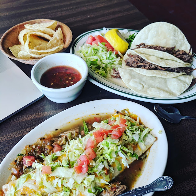 Wet Burrito Deluxe Barbacoa Tacos
