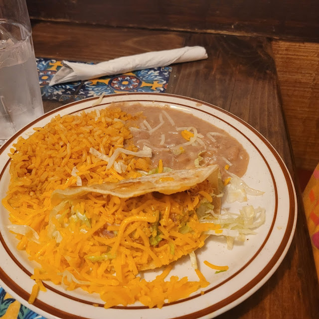 Kids Taco with Rice and Beans