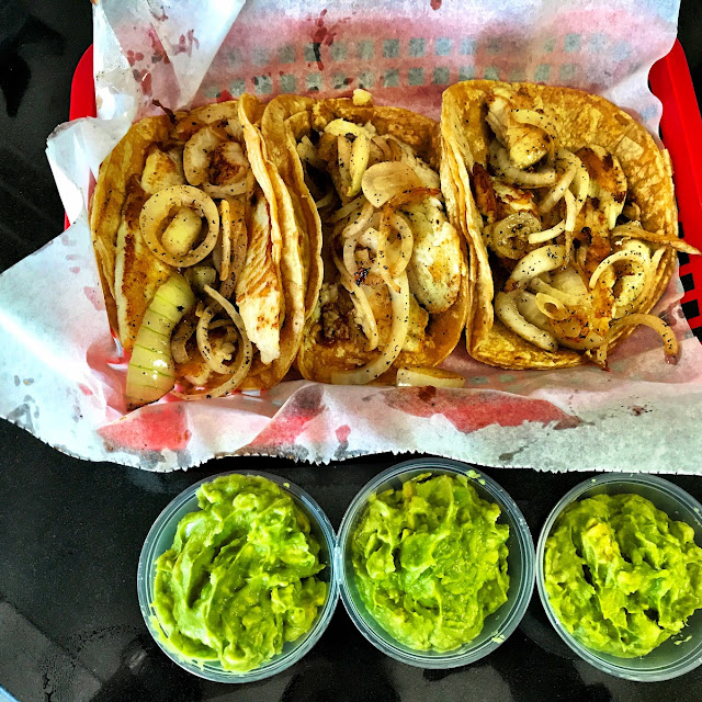 Bomb Fish Tacos and Guacamole