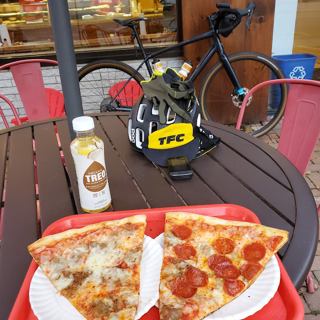 Sausage Pizza Slice and Pepperoni Pizza Slice