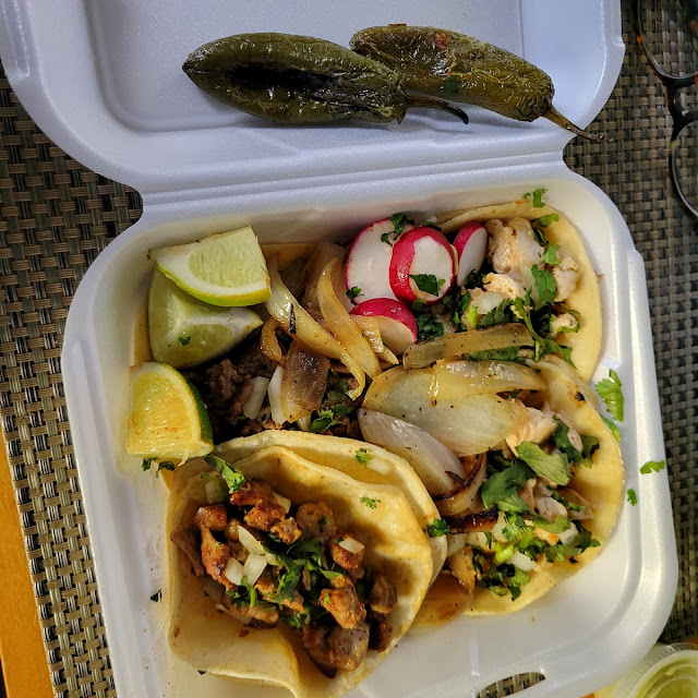 Tacos Chicken and Beef