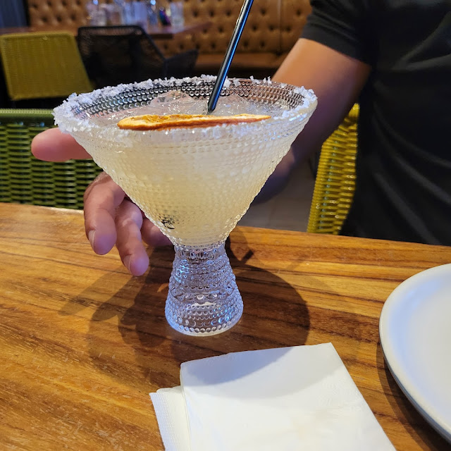 Mint Margarita with Chili Rim