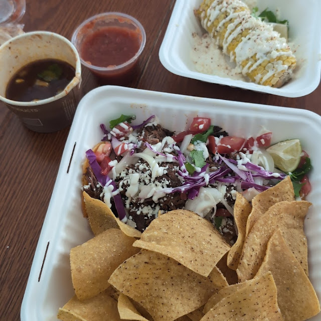 Birria Tacos with Consomme and Hot Chips and Salsa