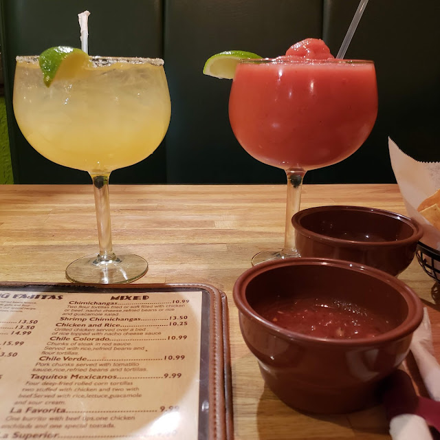 Margarita and Strawberry Daiquiri